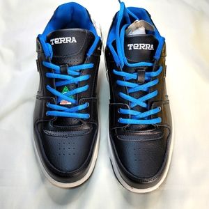 NEW IN BOX Terra Brock Black steel toe shoes 9.5